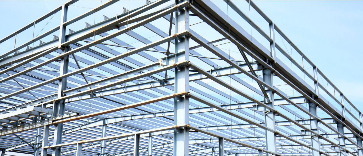 construção com aço inox